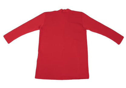 ISSEY MIYAKE PERMANENTE Red No-Collar Cardigan Size M