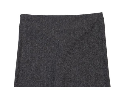 ISSEY MIYAKE PERMANENTE Charcoal Marble Stretch Skirt Size M