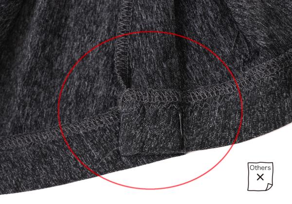 ISSEY MIYAKE PERMANENTE Charcoal Marble Stretch Skirt Size M
