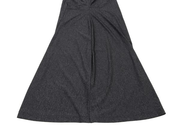 ISSEY MIYAKE PERMANENTE Charcoal Marble Stretch Skirt Size M