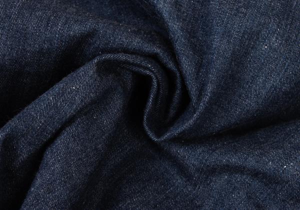 Papas Felt Patch Padded Denim Vest Indigo Size M