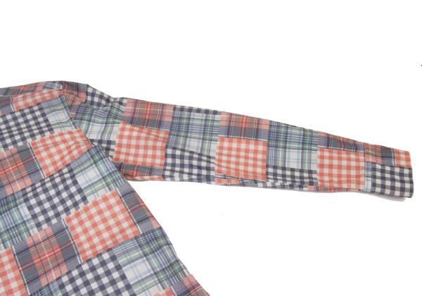 Papas+ Crazy Check Print Cotton Shirt Multi Size S