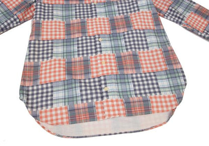 Papas+ Crazy Check Print Cotton Shirt Multi Size S