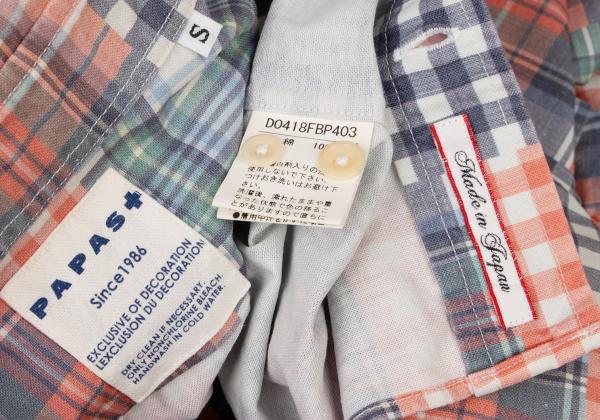 Papas+ Crazy Check Print Cotton Shirt Multi Size S