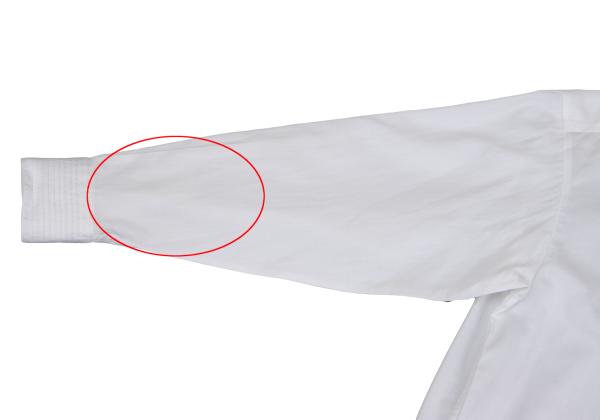 ISSEY MIYAKE MEN Cotton Pintuck Stand Shirt White Size M