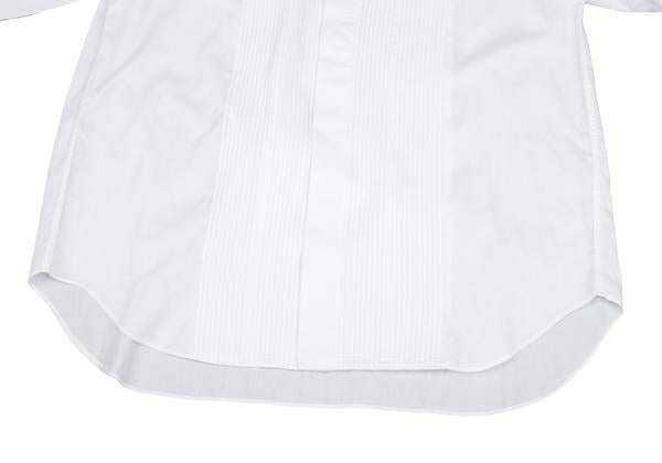 ISSEY MIYAKE MEN Cotton Pintuck Stand Shirt White Size M