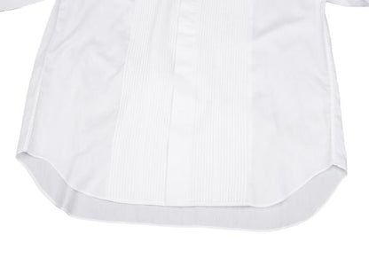 ISSEY MIYAKE MEN Cotton Pintuck Stand Shirt White Size M