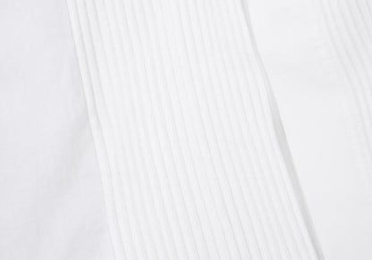 ISSEY MIYAKE MEN Cotton Pintuck Stand Shirt White Size M