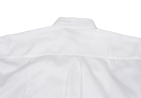 ISSEY MIYAKE MEN Cotton Pintuck Stand Shirt White Size M