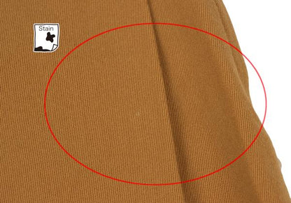 Y's Wool Front Tuck Design Midi Skirt Camel Size M