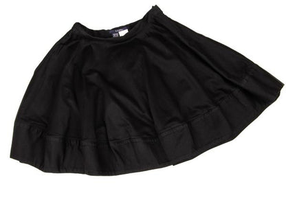 LIMI feu Cotton Stretch Wide Midi Skirt Black Size M
