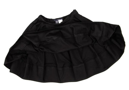 LIMI feu Cotton Stretch Wide Midi Skirt Black Size M