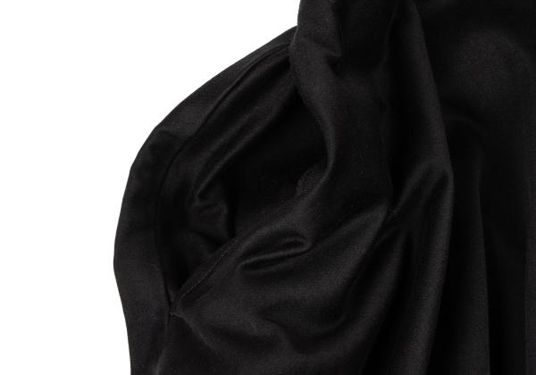 LIMI feu Cotton Stretch Wide Midi Skirt Black Size M
