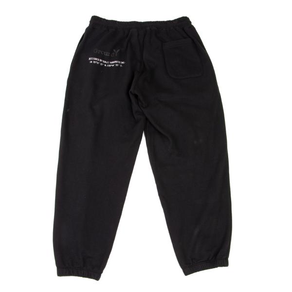 Ground Y x NEW ERA 24SS Logo Sweatpants Black Size XL