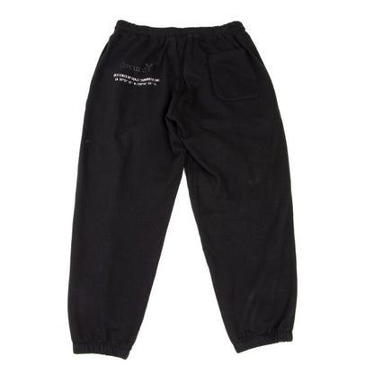 Ground Y x NEW ERA 24SS Logo Sweatpants Black Size XL