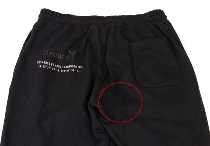 Ground Y x NEW ERA 24SS Logo Sweatpants Black Size XL