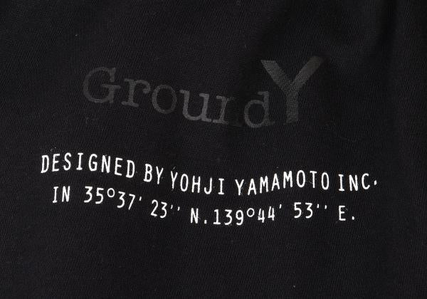 Ground Y x NEW ERA 24SS Logo Sweatpants Black Size XL