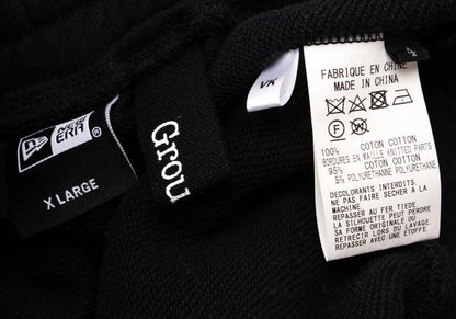 Ground Y x NEW ERA 24SS Logo Sweatpants Black Size XL