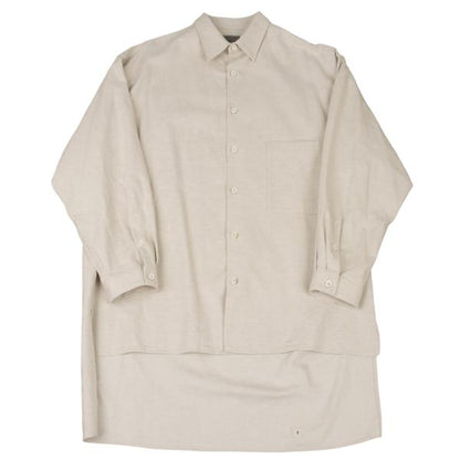 Yohji Yamamoto POUR HOMME 20SS Patch Shirt Ivory Size 3