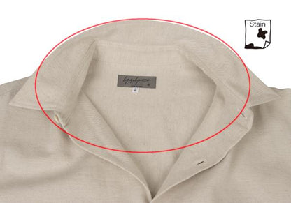 Yohji Yamamoto POUR HOMME 20SS Patch Shirt Ivory Size 3