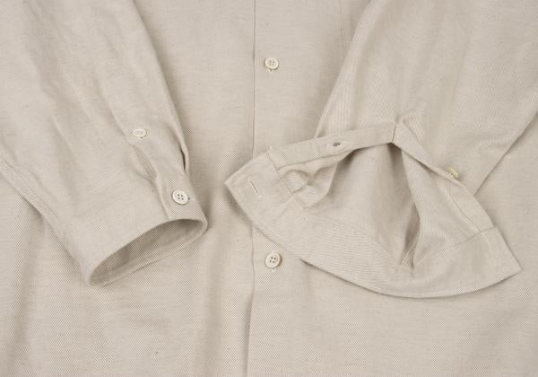 Yohji Yamamoto POUR HOMME 20SS Patch Shirt Ivory Size 3