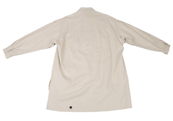 Yohji Yamamoto POUR HOMME 20SS Patch Shirt Ivory Size 3