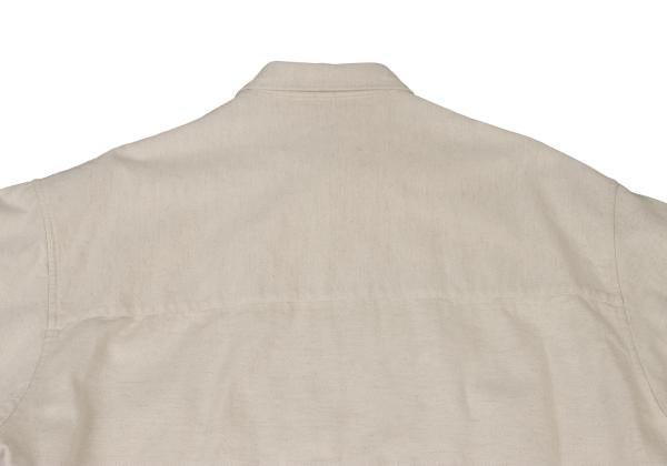 Yohji Yamamoto POUR HOMME 20SS Patch Shirt Ivory Size 3