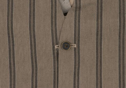 NOUSAN 22SS Striped Reversible Vest Brown Size L