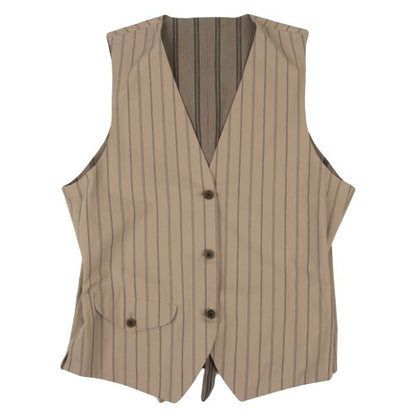 NOUSAN 22SS Striped Reversible Vest Brown Size L