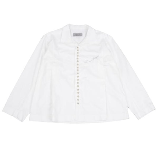 Professor. E Cotton Embroidered Many Jacket White Size 50