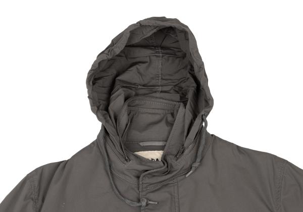 Papas Charcoal M65 Packable Hood Military Jacket Size M