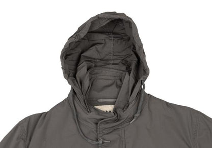 Papas Charcoal M65 Packable Hood Military Jacket Size M