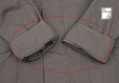 Papas Charcoal M65 Packable Hood Military Jacket Size M