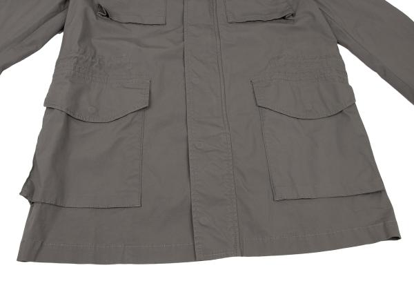 Papas Charcoal M65 Packable Hood Military Jacket Size M