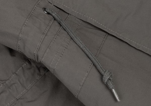 Papas Charcoal M65 Packable Hood Military Jacket Size M