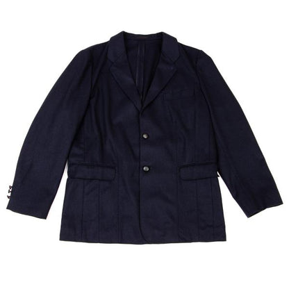 Papas Navy Wool Covered Button Jacket Size M