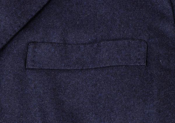 Papas Navy Wool Covered Button Jacket Size M