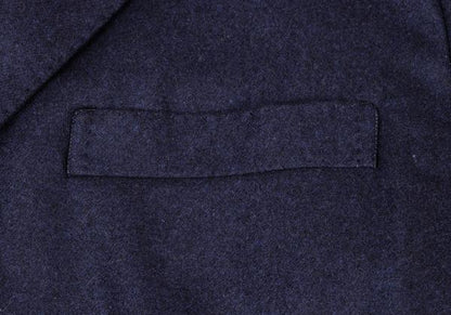 Papas Navy Wool Covered Button Jacket Size M