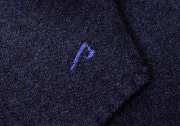 Papas Navy Wool Covered Button Jacket Size M