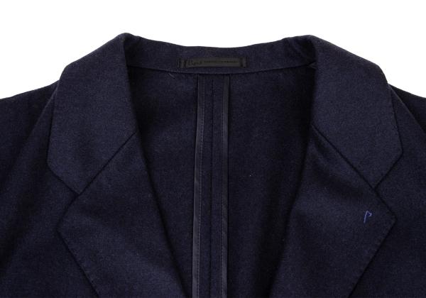 Papas Navy Wool Covered Button Jacket Size M
