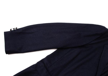 Papas Navy Wool Covered Button Jacket Size M