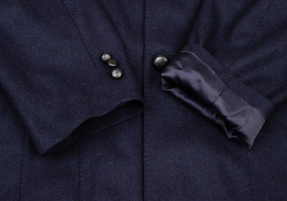 Papas Navy Wool Covered Button Jacket Size M