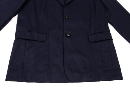 Papas Navy Wool Covered Button Jacket Size M