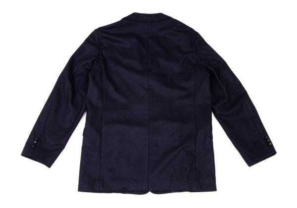 Papas Navy Wool Covered Button Jacket Size M