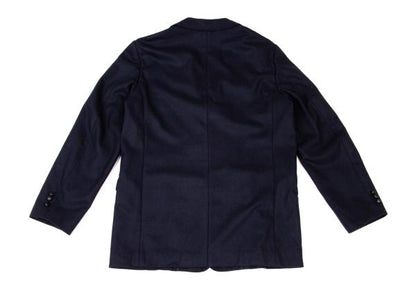 Papas Navy Wool Covered Button Jacket Size M