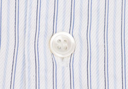 COMME des GARCONS HOMME DEUX Sleeve Check Shirt Blue Size S