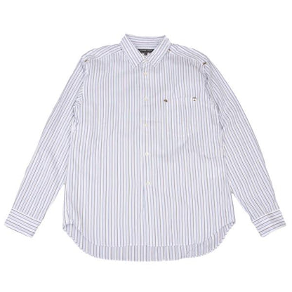 COMME des GARCONS HOMME DEUX Rivet Detail Shirt Blue Size M