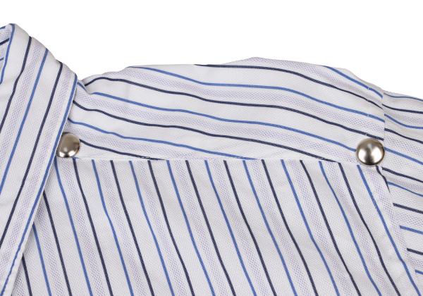 COMME des GARCONS HOMME DEUX Rivet Detail Shirt Blue Size M