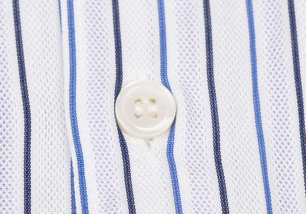 COMME des GARCONS HOMME DEUX Rivet Detail Shirt Blue Size M