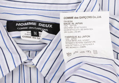 COMME des GARCONS HOMME DEUX Rivet Detail Shirt Blue Size M